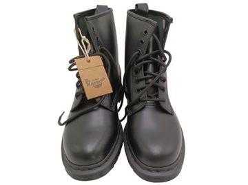 Dr. Martens MONO BLACK SMOOTH, glany damskie, r.42, czarne