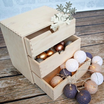 Деревянный комод Creative Deco Mini с 3 ящиками