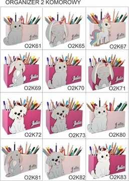 Организатор, инструктор по карандашам + название, 100% древесина