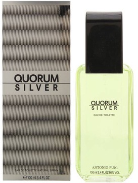 Antonio Puig Quorum Silver woda toaletowa spray 100ml EDT