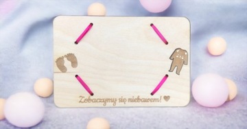 Деревянная рамка для фото вашего малыша с УЗИ.