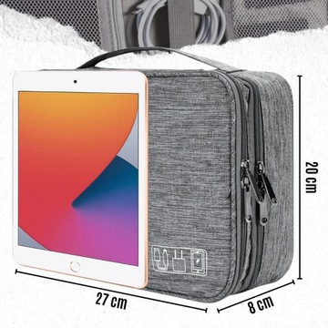 СУМКА-ОРГАНИЗАТОР ДЛЯ ПУТЕШЕСТВИЯ ДЛЯ ЗАРЯДНЫХ КАБЕЛЕЙ