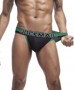 JOCKMAIL SLIPY MĘSKIE TANGA MESH ODDYCHAJĄCE XXL