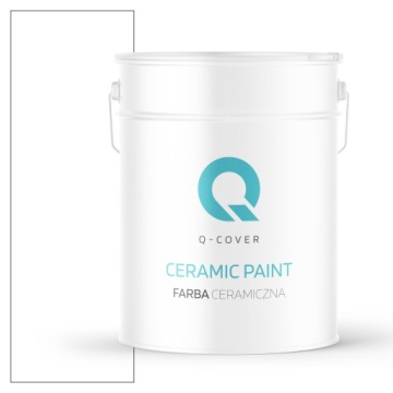 FARBA BIAŁA DO ŚCIAN CERAMICZNA CERAMIC 10L GŁĘBOKI MAT ŚNIEŻNA BIEL