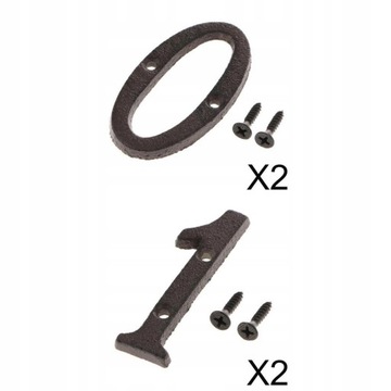 3x Metal Dom Tablica Naklejka