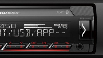 Автомагнитола PIONEER MVH-S320BT AUX/USB/BT