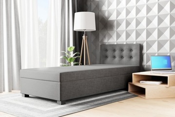 Łóżko jednoosobowe, tapczan młodzieżowy 90 cm