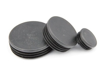 ВНУТРЕННЯЯ КРЫШКА ДЛЯ СТОЙКИ 48 мм Х 5 ШТ. ЧЕРНАЯ RAL 9005