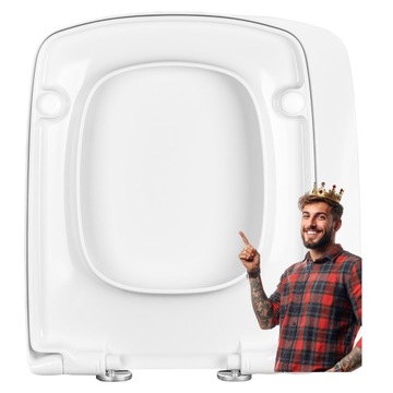 Deska SEDESOWA WC wolnoopadająca do KOŁO NOVA PRO/Selnova SQUARE WYPINANA