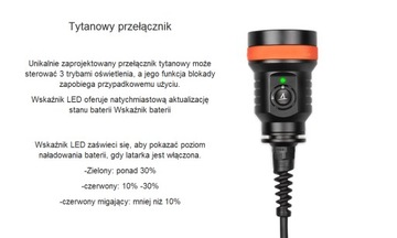 Фонарь для дайвинга Orca Torch D630