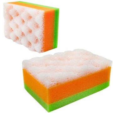 GĄBKA KĄPIELOWA Z MASAŻEM MYJKA DO CIAŁA 3 WARSTWY