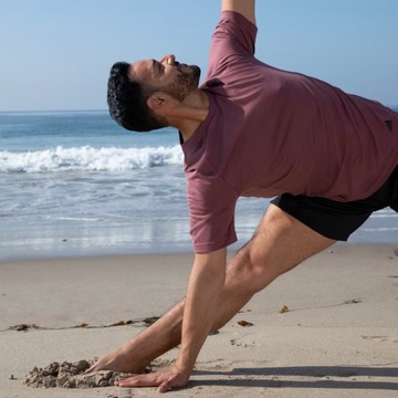 Koszulka męska adidas Yoga Treningowa Sportowa r.S