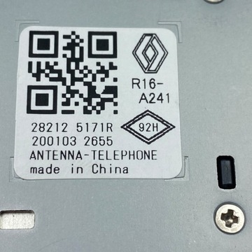 ANTÉNA GPS MEGANE IV CLIO V CAPTUR II 282125171R
