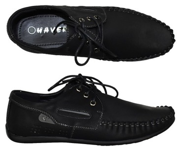 HAVER Черные мокасины SHOES (40-41-43-44-45) - 42