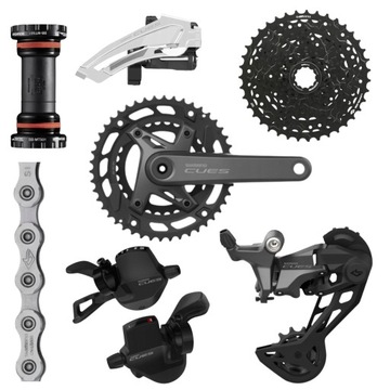 Kompletna grupa Zestaw Shimano Cues 2 x 10 rz U6000 Cross 46-30 / 11-39