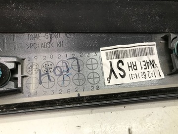 MAZDA MX-30 2022 PLAST LIŠTA KRYT KUFRU PRAVÁ DN4E-519B1