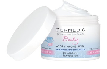 DERMEDIC LINUM EMOLIENT BABY Masło intensywnie natłuszczające 225 ml