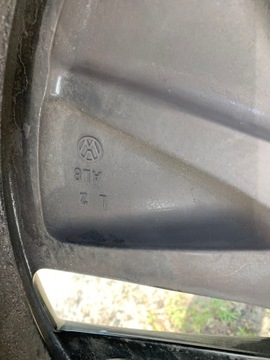 4× DISK HLINÍK VOLKSWAGEN OE TIGUAN 7.5" X 19" 5X112