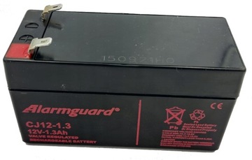 AKUMULATOR CJ12-1.3 T1 Alarmguard 12V 1,3Ah P.POŻ