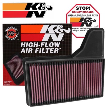 K&N FILTR VZDUCHU FORD MUSTANG 2.3/3.7/5.0