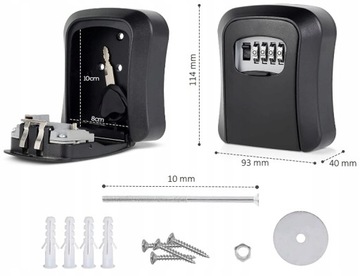ЯЩИК ДЛЯ КЛЮЧЕЙ ШКАФ-СЕЙФ С КОДОМ STRONG WALL HIDE