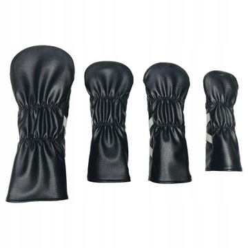 Кожаные чехлы на голову для клюшки для гольфа, 4 шт.