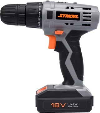 STHOR WIERTARKO - WKRĘTARKA 18V 1 x 1,3ah Li-Ion