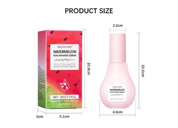 Watermelon Glow Niacinamide Dew Drops Serum Makeup Primer Cream -