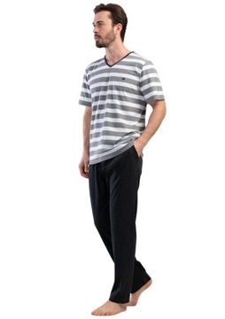 Piżama Męska bawełniana Vienetta 2XL +size krótki