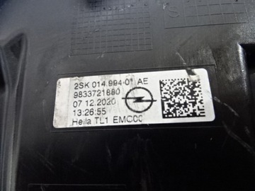 OPEL MOKKA 2020 SVĚTLO ZADNÍ LED LEVÝ 2SK014994-01
