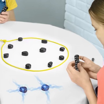 MAGNETYCZNA GRA KAMIENIE MAGNETYCZNE 40 szt SZACHY STRATEGICZNA EDUKACYJNA