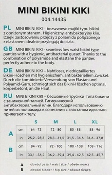 FIGI GATTA KIKI MINI BIKINI BEZSZWOWE NATURAL L