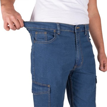 spodnie męskie JEANS BOJÓWKI duże rozmiary WORK 48