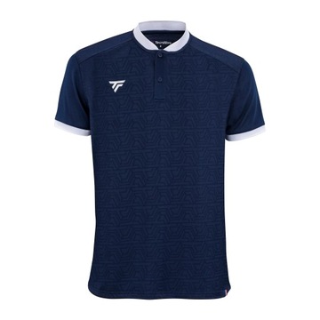 Koszulka polo tenisowa męska Tecnifibre granatowaS