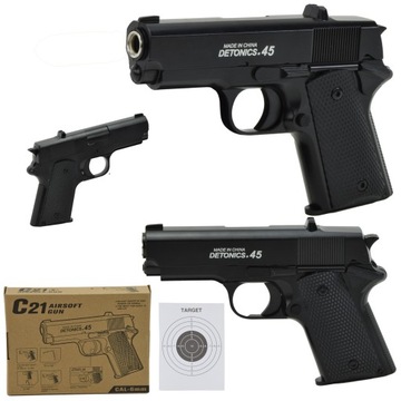 METAL ASG BROŃ PISTOLET NA KULKI REPLIKA KARABIN