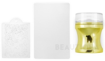 ГЕЛЕВЫЙ ШТАМП ДЛЯ НОГТЕЙ + УКРАШЕНИЕ ЦАРАПИН