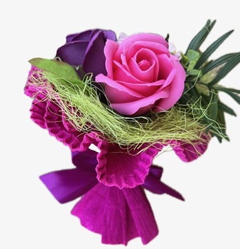 Prezent Koniec Roku Kwiaty Mydlane Bukiet Mydlany Róże Wychowawczyni