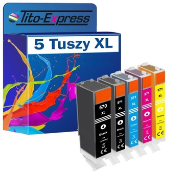 5x Tusz do Canon PGI-570 CLI-571 MG5750 MG6850