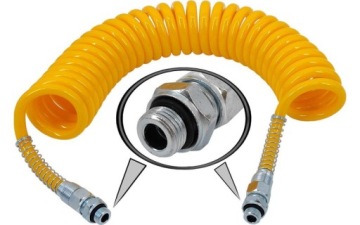 PRZEWÓD SPIRALNY PNEUMATYCZNY M22 ŻÓŁTY 5M