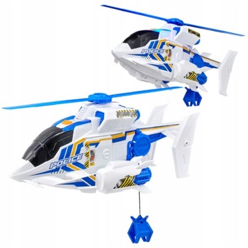 Dumel Helikopter policyjny interakywny światło dźwięk NOCNY PATROL 3+