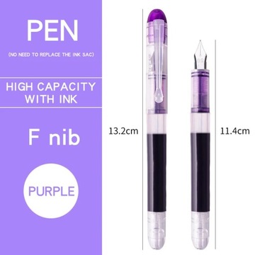 0.38/0.5mm Fountain Pen Writing Large Ink Off