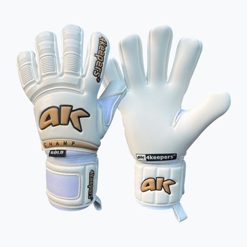 Rękawice bramkarskie 4Keepers Champ Gold VI białe 8.5