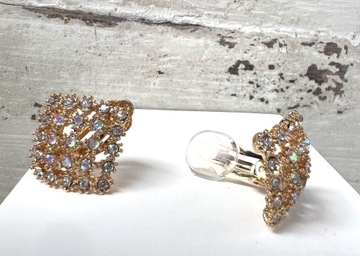 Золотые серьги с цирконами Lolita Accessories