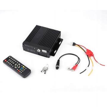 REJESTRATOR WIDEO SAMOCHODOWY DVR 4CH VIDEO/AUDIO 1080P/D1/CIF 8-36V