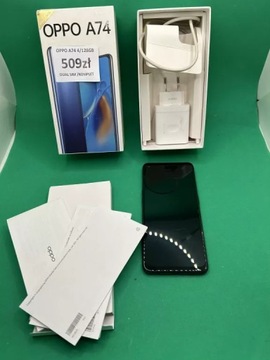 TELEFON OPPO A74 4/128GB KOMPLET