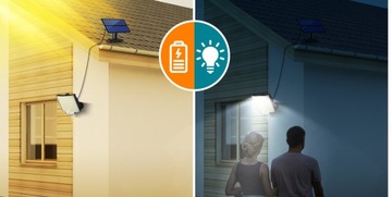 СОЛНЕЧНАЯ ЛАМПА С ДАТЧИКОМ ДВИЖЕНИЯ В СУМЕРКАХ LED COB