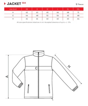 Bluza, damski polar Malfini 5040015 r. M