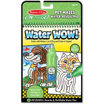 Kolorowanka wodna Melissa and Doug Zwierzątka Labirynty Water Wow