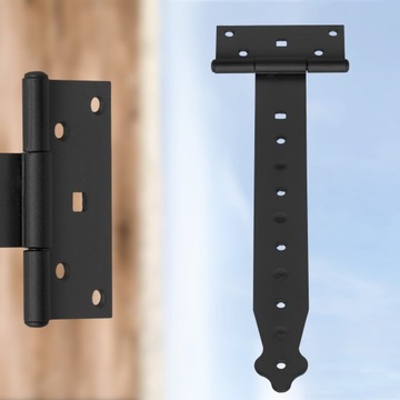 ПЕТЛЯ ДВЕРНАЯ СТРОИТЕЛЬНАЯ БЕСЕДКА ЧЕРНАЯ 300 ММ