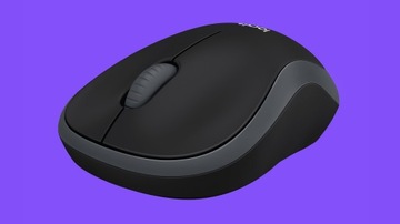 Беспроводная мышь Logitech M185 + USB-приемник, красный